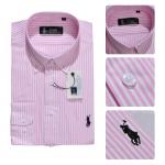 ralph laure hommes mode chemises manches longues 2013 polo france coton rayures caine rose